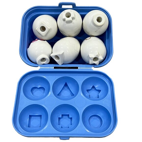 Tomy 6 Pack Hide & Squeak Shape Eggs & Case - Picture 2 of 5